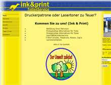 Tablet Screenshot of inkprint-koblenz.de